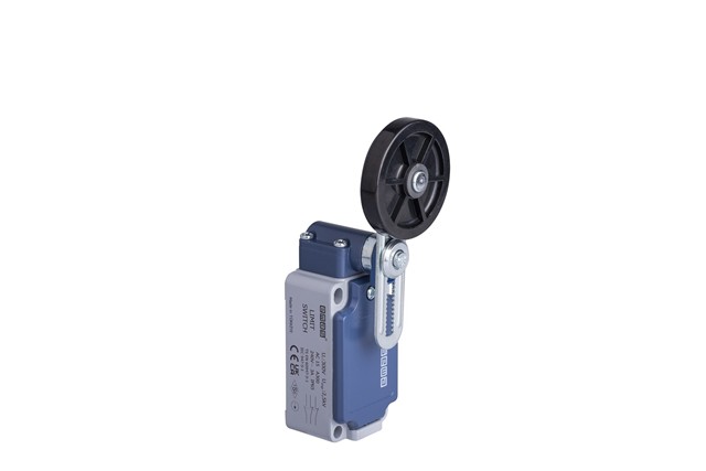 L52 Metal Gövde 50 mm Lastik Ayarlanabilir Kollu Makara Yavaş Hareketli 1NO+2NC Sınır Şalter